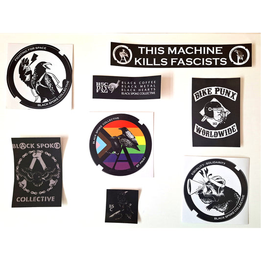 Black Spoke Collective Sticker Pack