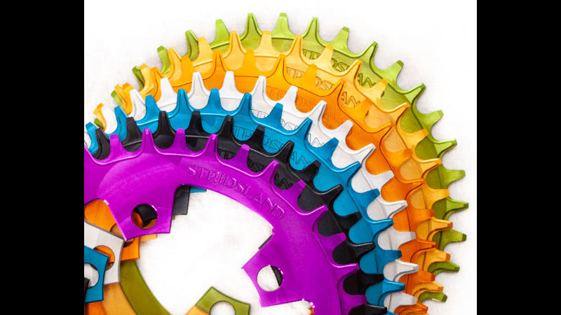 Stridsland 94 BCD Narrow Wide Chain Ring - orange, 32t