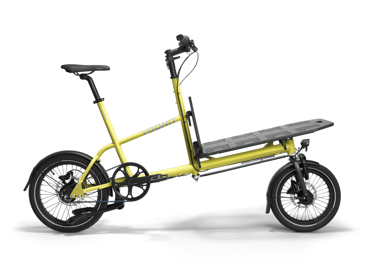 Sale! YOONIT Mini Cargo Bike | Classic Gates | Misty Lime