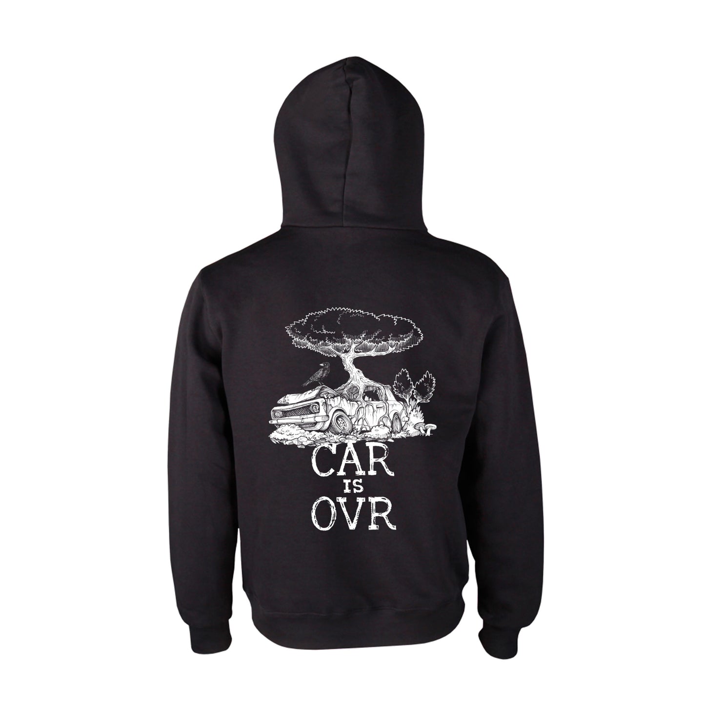 Crow CAR IS OVR Hoodie