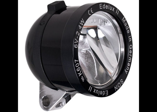 SON Edelux II LED Scheinwerfer StvZO schwarz eloxiert
