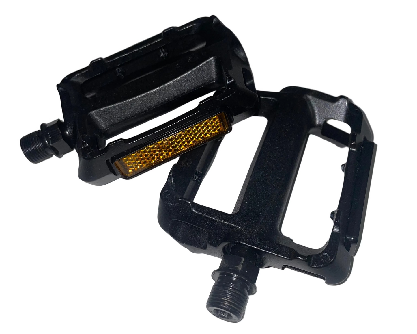 Flachpedale Alu Schwarz