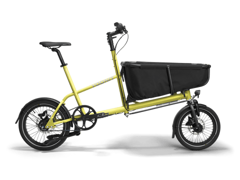 Sale! YOONIT Mini Cargo Bike | Classic Gates | Misty Lime