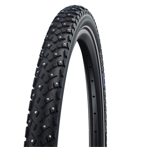 Schwalbe Marathon Winter - schwarz mit Reflexstreifen