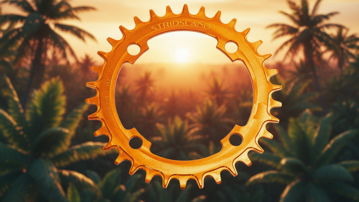 Stridsland 94 BCD Narrow Wide Chain Ring - orange, 32t